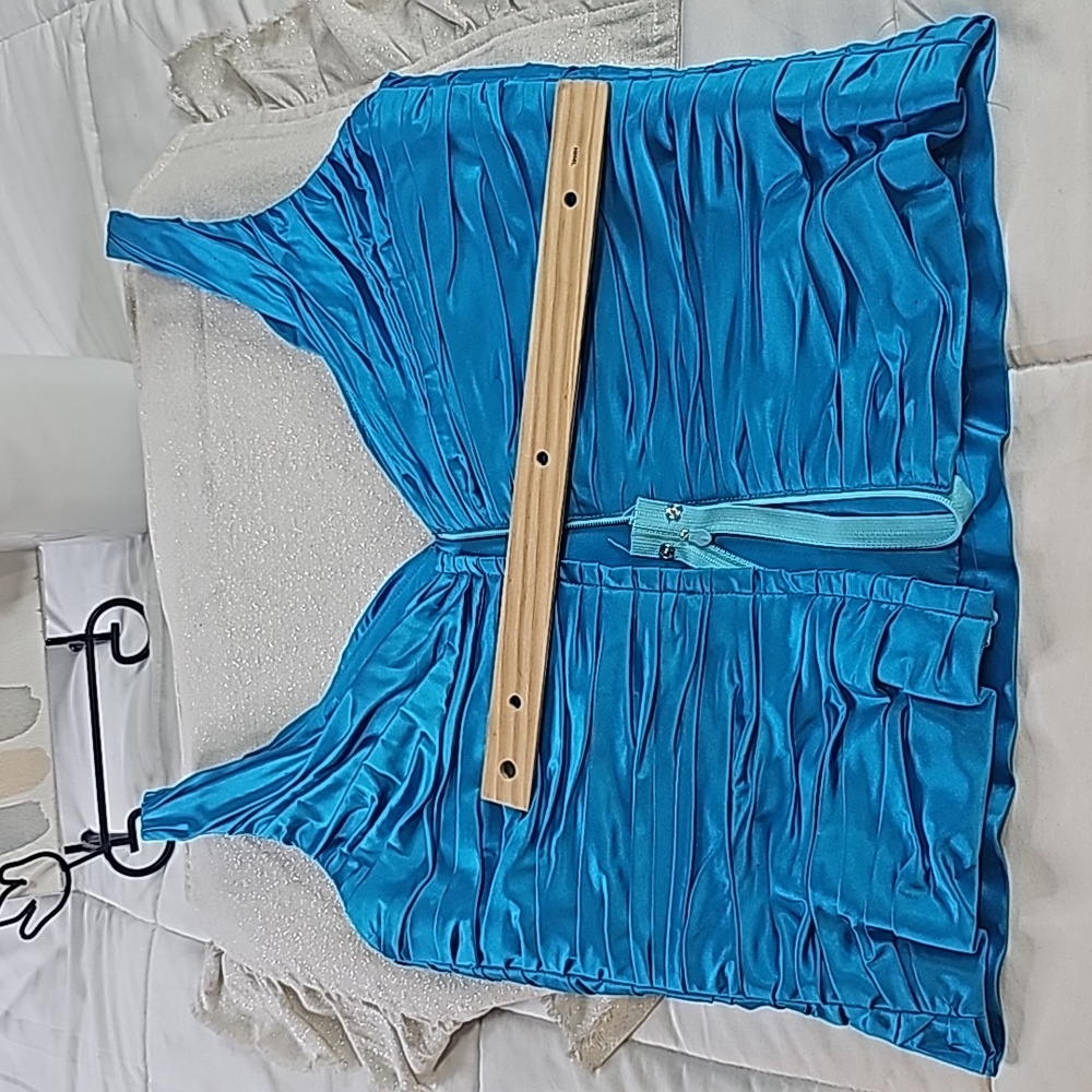 Marisa Baratelli Thai Silk Skirt Set Quiet Luxury Formal Wedding Cocktail Party - Picture 10 of 17